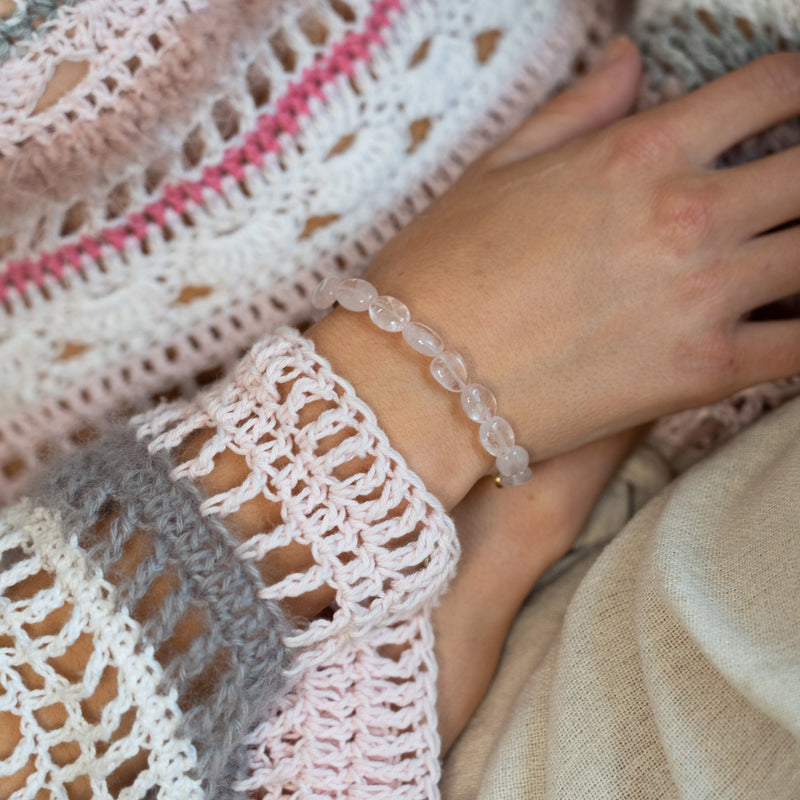 Self-Love / Rose Quartz Beads Bracelet