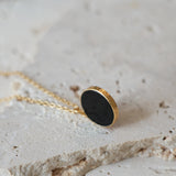 My Power / Black Onyx Necklace Gold